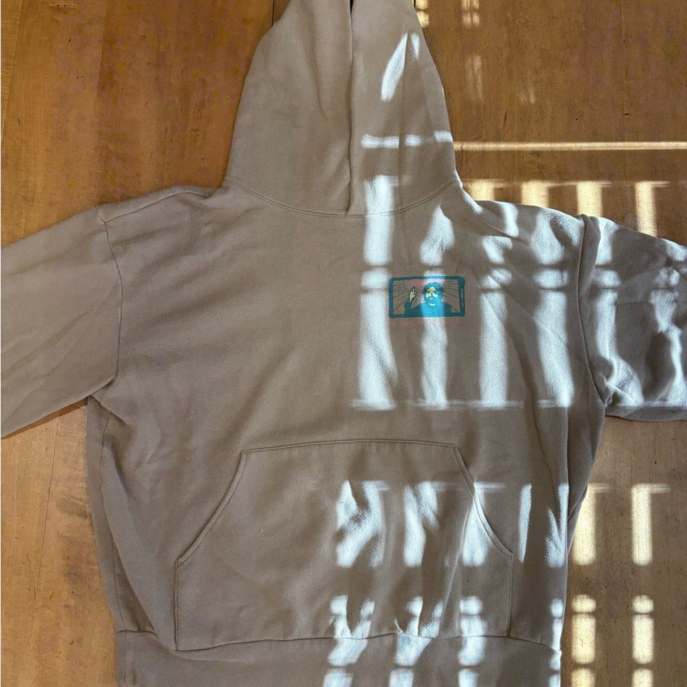 Dude Inn x Yusuke Komori "Deadheads Unite" Beige Hoodie